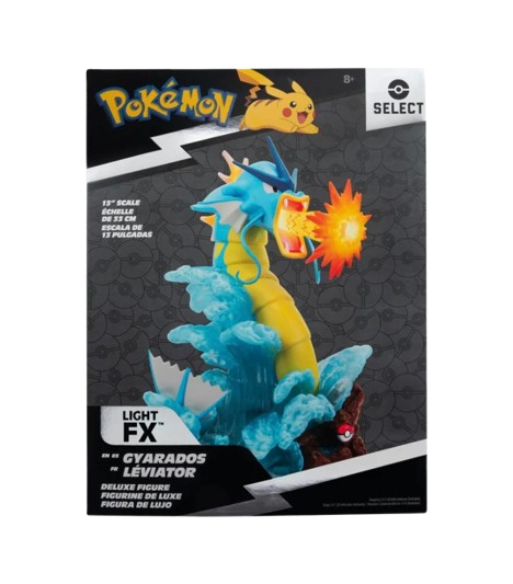Pokemon Select Deluxe Collector Statue GYARADOS (con effetti luminosi)