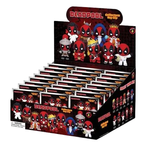 Deadpool Pvc Blind Bag Clips Series 6
