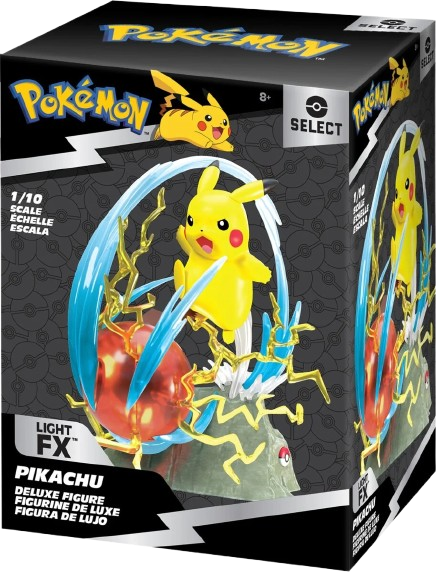 Pokemon Select Deluxe Collector Statue PIKACHU (con effetti luminosi)